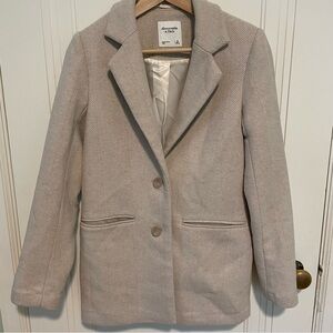 Abercrombie & Fitch Tan Blazer